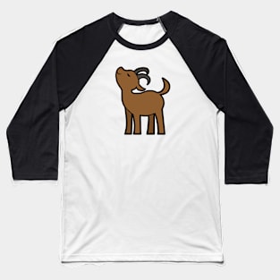 Sassy Goat - color (brown) Baseball T-Shirt